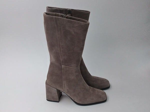 FRANCO RUSSO - BOTTES ZIPPEES MI-HAUTEUR EN CUIR POUR FEMME